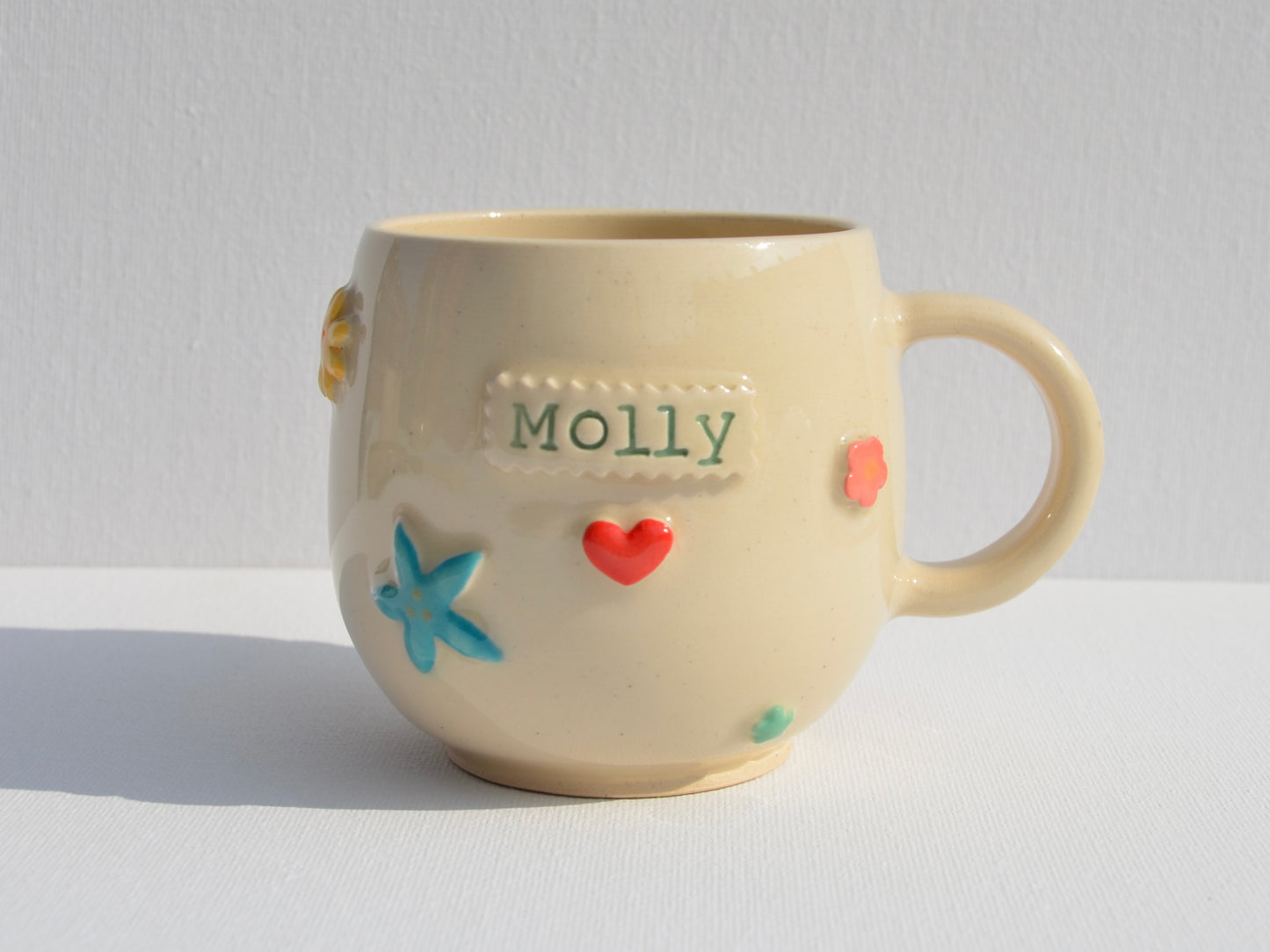 Baby keepsake mug - Floral Edition