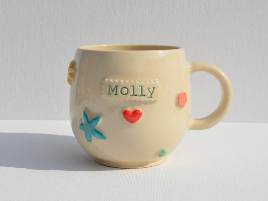 Baby keepsake mug - Floral Edition