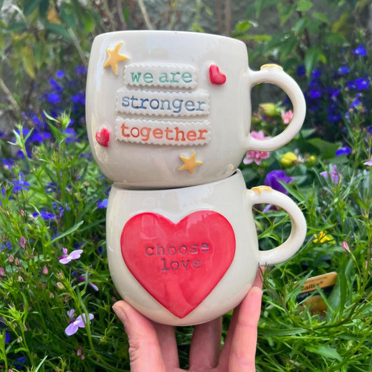 Hand decorated Customised Mugs